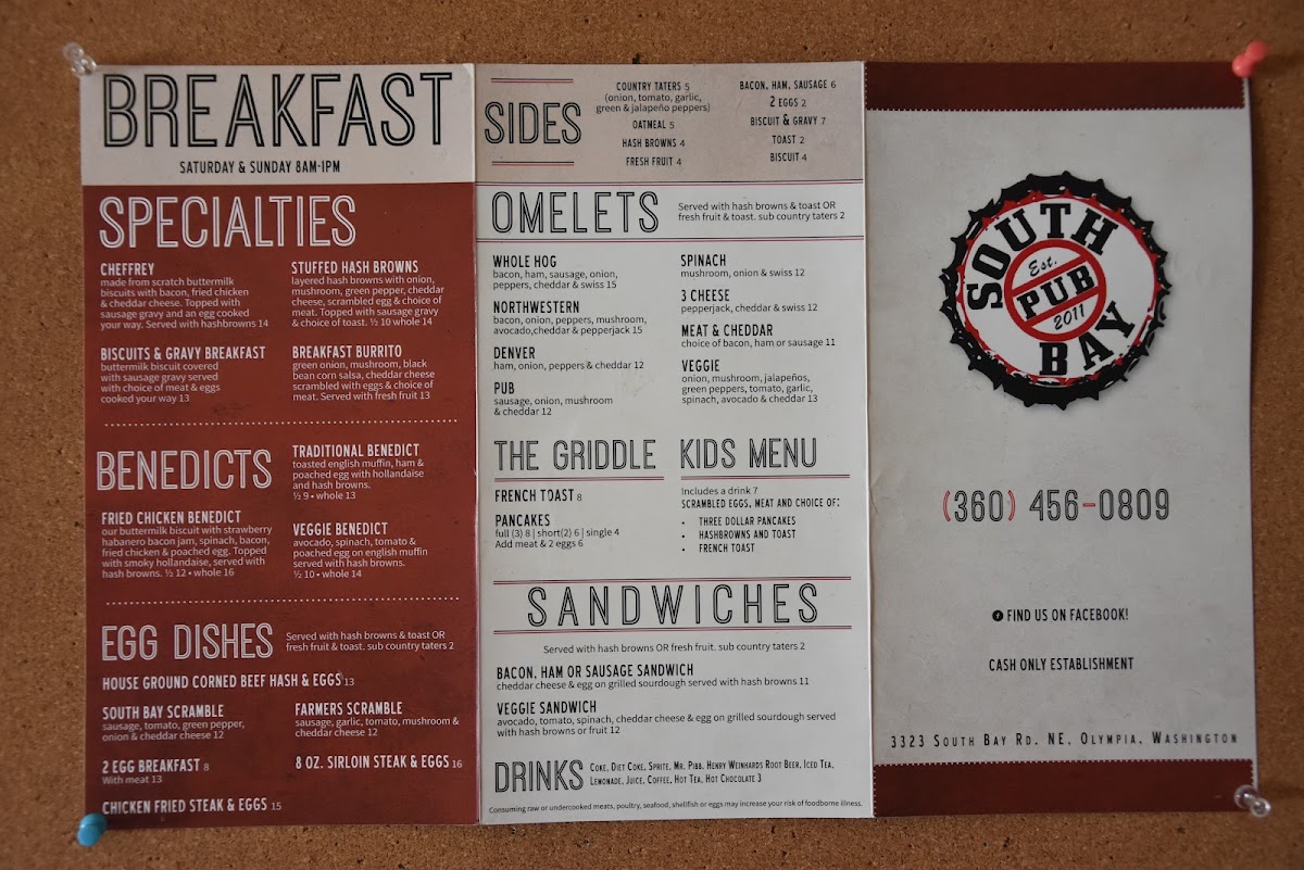 South Bay Pub & Eatery Menu - Image 6